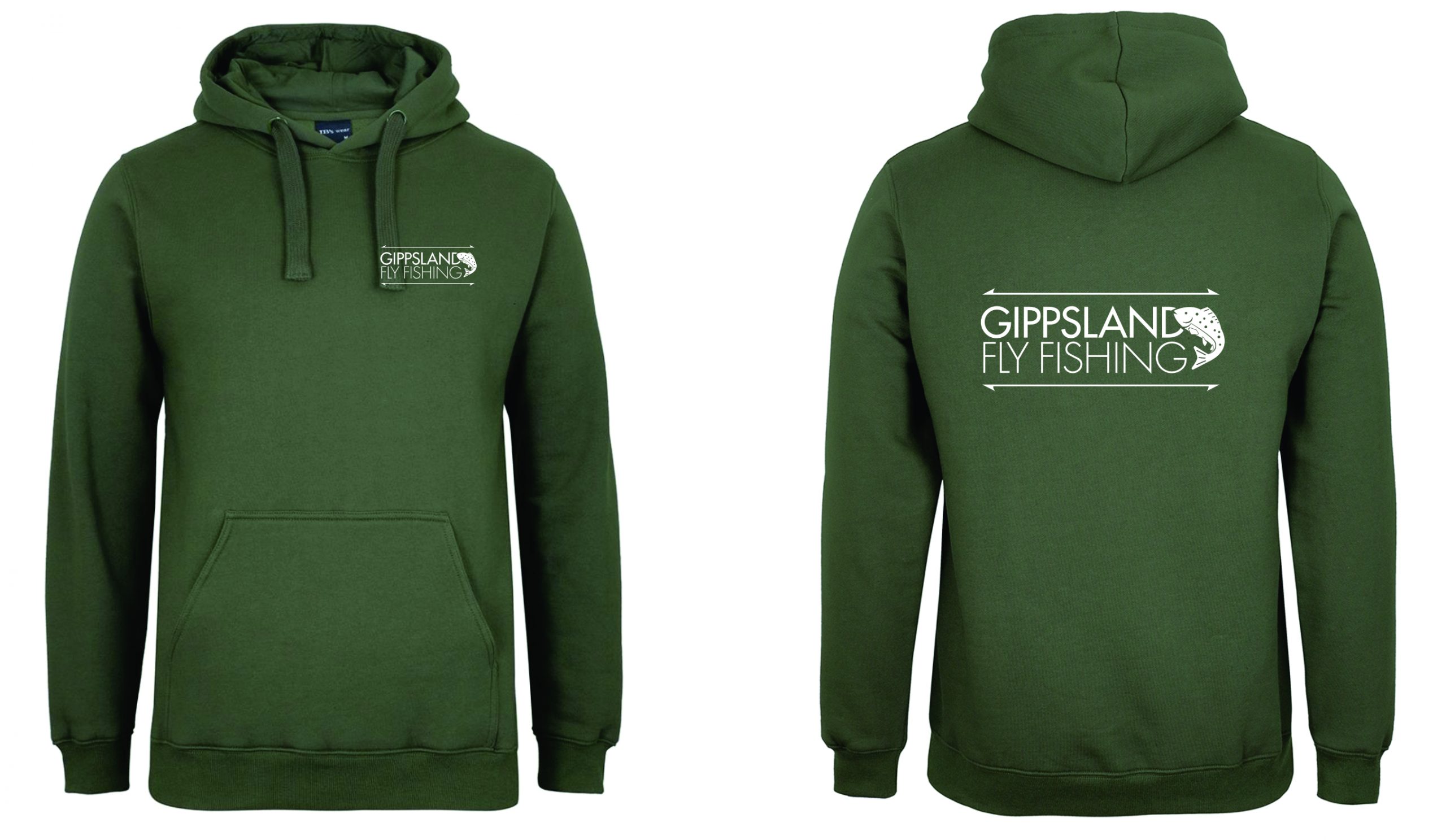 Prologic Mega Fish Hoodie - Army Green Size: M – Glasgow Angling Centre